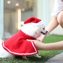 Teddy Dog Cloak Hat Dress Costume Set Christmas Funny Party Mantle Dress Up SN9F