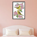 Cross Stitch Kits 14CT Stamped Cotton Thread Embroidery Crafts (DA298 Bird)