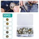 Metal Replacement Jeans Button Repair Tool Assorted Kit 17mm