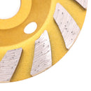 100mm Diamond Segment Grinding Wheel Cup Disc Grinder Concrete Granite StonS Ew