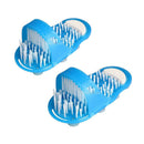 2pcs Bathroom Foot Masager Slippers with Brush Dead Skin Clean Scrubber