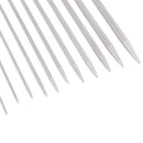 22pcs Stainless Steel Single Pointed Knitting Needle Sweater Staight Needles