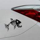 2 Pieces Fish Teeth Mouth Stickers Fishing Boat Canoe Kayak Graphic Accessori +