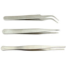 3X Repair Precision Jewellery Making Tool Stainless Steel Electronic Tweezers ME