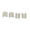 4-pack 22mm Handlebars to 25mm Bar Mounts Risers Clamps Conversion Shims