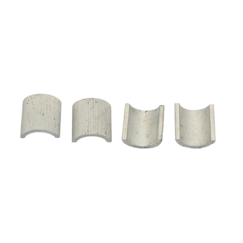 4-pack 22mm Handlebars to 25mm Bar Mounts Risers Clamps Conversion Shims