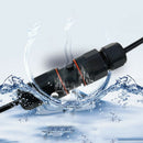 IP67 Waterproof Electrical Cable Wire 2 Pin Connector Outdoor Plug Socket UAH