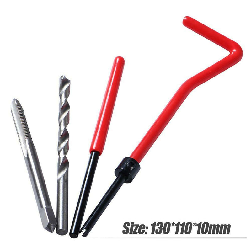 30pcs Steel M5 Thread Repair Insert Threaded Insert Screw Tap Wrench (A) A