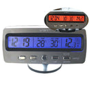 12V Multifunction Car Digital Clock LCD Thermometer Voltage Tester Voltmete<