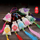 Car Hanging Lavender Sachet Bag Traditional Chinese Art Word Printed Tassels New