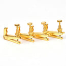 4 pcs Violin Fine Tuner Adjuster Copper Nickel Alloy Violin Accessories BX