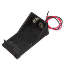 DC 9V Battery Support Box Connector Coupler Battery Holder with Lead Wire I8U3