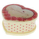 Wind-up Device Musical Heart-shaped Box With Dancing Lovely Girl Yellow
