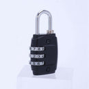 Anti-theft 3 Combination Travel Suitcase Luggage Padlock Digit Push Passwor