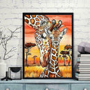 Deers DIY Full Drill Round Diamond Painting Embroidery Kit Set Cross Stitch