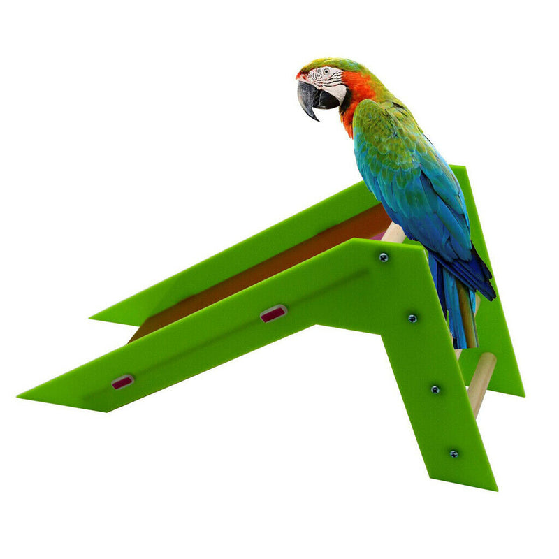 Bird Parrot Macaw Cockatoo Training Crawling Ladder, Educational Skill Sliding