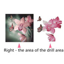 5D DIY Diamond Painting Blooming Flower Cross Stitch Embroidery Mosaic Kit