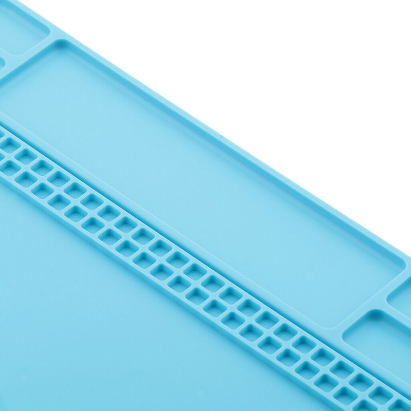 Cellphone Repair Mat Insulation Silicone Pad Maintenance Platform Light Blue
