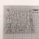 Banner Flower Seal Stamp Cutting Dies Stencil Set DIY Scrapbooking Emboss