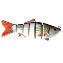 Fishing Lure 10cm 6-Segment Lifelike Lure Baits Crankbaits with 2 Hook