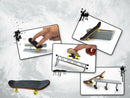 1PCS finger skateboard + 4PCS slide rack Fingerboard Rail Skate Board Ramp Parts