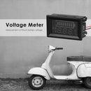5-100V Digital Double Display Voltage Lead Acid Battery Electricity Meter