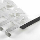 Stainless Steel Over Door Hanger 8 Hooks for Clothes Coat Hats Holder Ra YVC