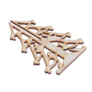 2pcs Christmas Tree Wood Chip Ornaments Xmas Hanging Pendant Decor A