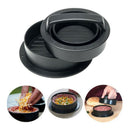 3 in1 Stuffed Burger Press Hamburger Juicy Meat Patty Mold Maker BBQ Grill