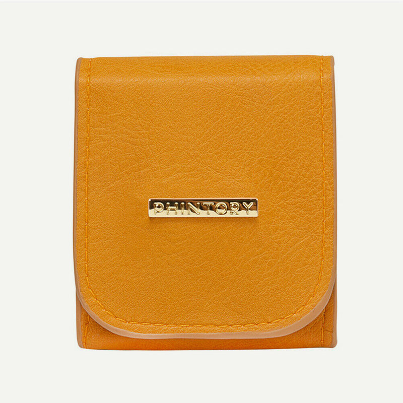 Mini Lipstick Bag PU Portable Travel Cosmetic Makeup Case Pouch (Orange) A