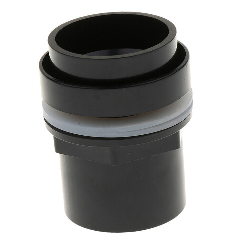 Fish Tank Water Pump Tube Aquarium Pipe Connector Adapter 50mm Dia 2x