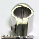 316 Stainless Steel Top Pipe Eye End Cap Fittings Hardware Canopy Tube End for