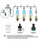 Micro-Flow Drip Watering Irrigation Adjustable Misting Kits System Self Pla