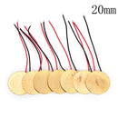 12pcs Piezoelectric Piezos Amplifiers Discs Leads For Cigar Box Guitar Pickup