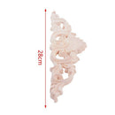 1X Rubber Wood Oak Carved Corner Onlay Applique Furniture Drawer Door Home  G9F8