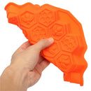 19 Cell Silicone Bee Honeycomb Cake decor Chocolate Soap Candle Bakeware Mold JR