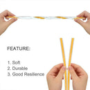 6m Self Adhesive Rubber Seal Strip Soundproof for Door Window (White D-Typ) A