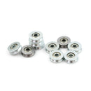 10pcs HCS Deep V Groove Sealed Guide Line Track Pulley Ball Bearing 4*13*6mm â„–[