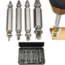 4X Kit Double Side Damaged Screw Extractor Out Remover Bolt Stud Tool MOAU