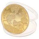 2PC 2020 Year of the Rat Commemorative Coin Souvenir Challenge Collectible Coi3C