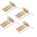 4 Set Metal 0.5-3mm 3.17mm Shank Metal Drill Chuck Collet Bits Rotary Wrench