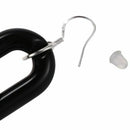 Funny 5 Loops Acrylic Chain Long Earrings Fashion Drop Earrings for Women G