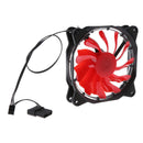120mm Case fan Solar  Hydraulic Bearing Quiet for Computer Red