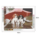 5D DIY Full Drill Diamond Painting Umbrella Dog Cross Stitch Embroidery Kit
