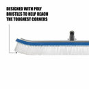 Swimming Pool Cleaning Wall Floor Brush Deluxe Supplies Plastic 45CM Brush