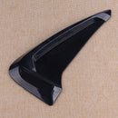 Universal Pair of Glossy Black Type-R Side Fender Vent Air Wing Cover Trim