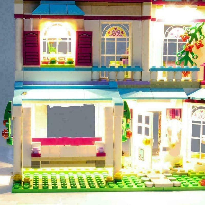 LED Light Up Kit For Stephanie's House Lighting LEGO 41314 For DIY H0C4 A3X7