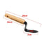 Forked Head Hand Weeder Puller Patio Carbon Steel Wood Handle Garden Remove