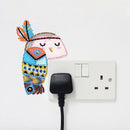 DIY Owl Diamond Painting Luminous Switch Stickers Bedroom Home Wall Decals