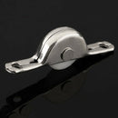 10pcs Door Window Cupboard Drawer Bin Single Nylon Sliding Roller Pulley Wh
